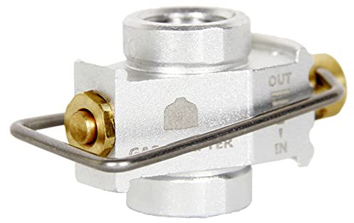 Kueohse Adaptateur convertisseur de gaz de camping Plus - Pour réservoir plat - Argenté