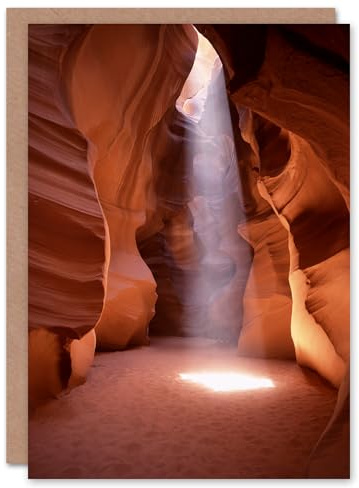 Artery8 Carol M Highsmith Art Card Light Shaft Arizona Slot Canyon