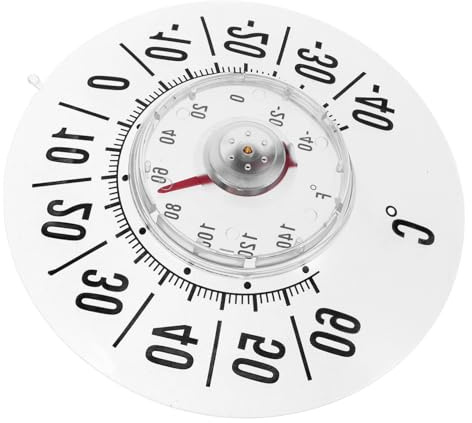 VICASKY Thermomètre à Ventouse Pour Fenêtre Précision Élevée Moniteur De Température Intérieur Extérieur Chambre Installation Facile Sur Vitre
