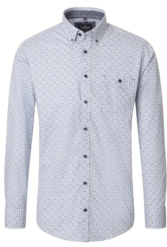 CASAMODA Freizeithemd Langarm Print Casual Fit