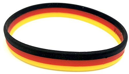 Patch Nation Deutschland Deutsch Flagge Silikon Armbänder
