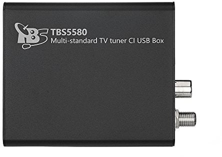 TBS5580 DVB-S2X/ S2/ S/ T2/ T/ C2/ C/ISDB-T Digital TV Tuner USB Box with CI Slot for Live TV/Window/Linux/HTPC/IPTV Server
