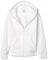 Amazon Essentials Felpe con Cappuccio Foderate in Pile con Cerniera Bambine e Ragazze, Bianco, 6-7 Anni