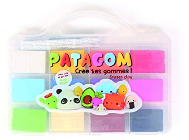 Graine Créative Patagom 12-Farben-Modellier-Radiergummi
