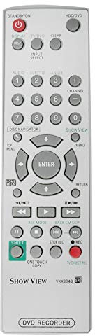 VXX3048 Ersatz Fernbedienung - VINABTY VXX 3048 ErsatzFernbedienung für Pioneer DVD Recorder DVR-433H-K DVR-433H-S DVR433H-S DVR433H DVR433HK vxx3048 Fernbedienung