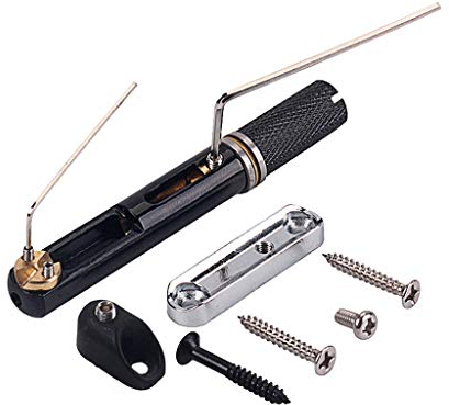Alnicov 1 Set Einzelkopflos-Gitarrenbrücke für Gitarre.