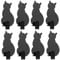 Angoily 8 Stück Klebehaken Katze Wandhaken Katze Selbstklebend Handtuchhaken Klebehaken Extra Stark Handtuchhaken ohne Bohren für Handtuch Mäntel Hüte im Badezimmer Küche