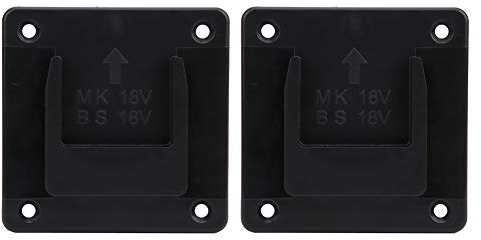 Dpofirs Werkzeughalter für 18 V Bohrmaschinen-Halterung, 2PCS Akku Halterung, Batteriegürtelcliphalter für 18V Akku