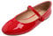 Feversole Women's Comfort Ballet Flats Strap Comfort Casual Mary Jane Shoes Red Patent UK Size 6