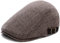 Superora Schirmmütze Herren Barett Schiebermüntze Baskenmütze Herrenmütze Winter Warme Cap Newsboy Flat Schwarz