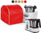 HOMELAY Custodia protettiva di qualità TOP compatibile con Monsieur Cuisine Connect e Plus Fabbricazione artigianale in Spagna. Materiale ecopelle antimacchia, antibatterica. Colori (rosso)