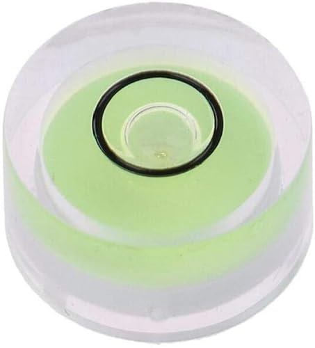 5 pezzi di piccolo livello, 1,2 cm mini livello circolare bolla, strumento multiuso di misurazione del livello per appendere immagini, treppiede, fotocamere, giradischi, trapani piacevoli e attraenti