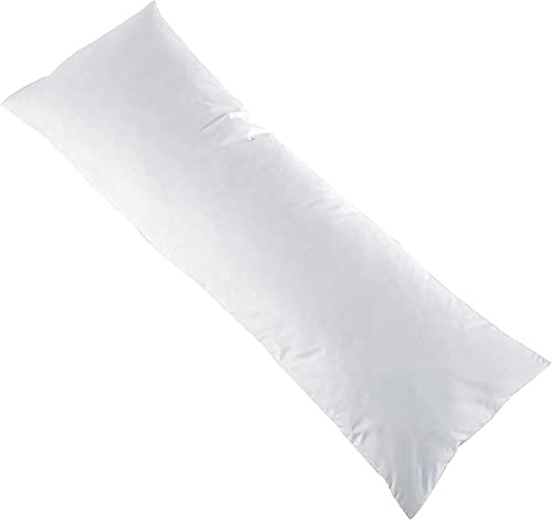 CHILIMILII Duck Feather Bolster Pillow - Non-Allergenic Extra Filled pillows, Perfect for Maternity, Neck, Back and Body Support Long Pillow (Double 4 Ft 6 inch)