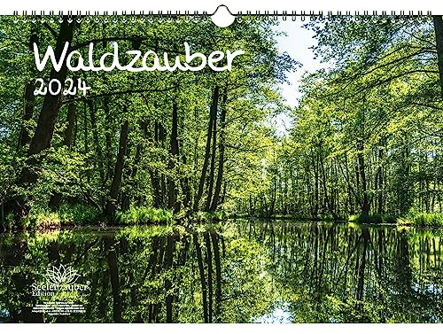 Waldzauber DIN A3 Kalender für 2024 Baum Bäume Wald Natur - Seelenzauber