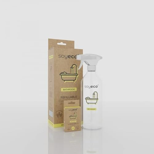 Soyeco nachfüllbares Reinigungsset für das Badezimmer- Starterkit