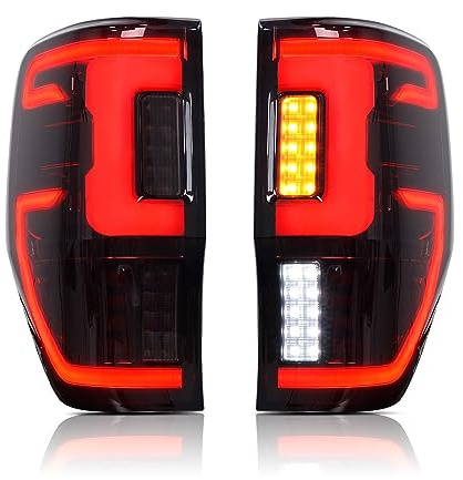 Tri-Aroute Rücklichter Rücklicht für Ford Ranger Raptor 2012-2021 Hecklampe DRL Blinker Reverse Brems -LED -Leuchten Auto Styling