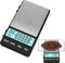 Nizirioo ​Kaffeewaage Digital mit Timer & Tara-Funktion - 0,1g ​Feinwaage für Espresso/Coffee, ​Barista-Waage mit LED-Touchscreen, Küchenwaage inkl. Batterien