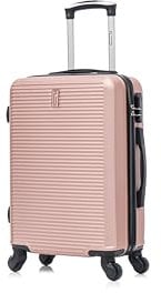 CELIMS - Valise Cabine Rose Gold Approuvée par 100+ Compagnies Aériennes | Ultra Légère et Rigide | Petite Valise Cabine 55x40x20 | Bagages Cabine | Valise Cabine Rose