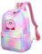 Roffatide Anime-Rucksack Kirby Melody 15.6'' Laptop Rucksäcke Rainbow Rosa Rucksack Carry on Travel Rucksack Wochenendtasche