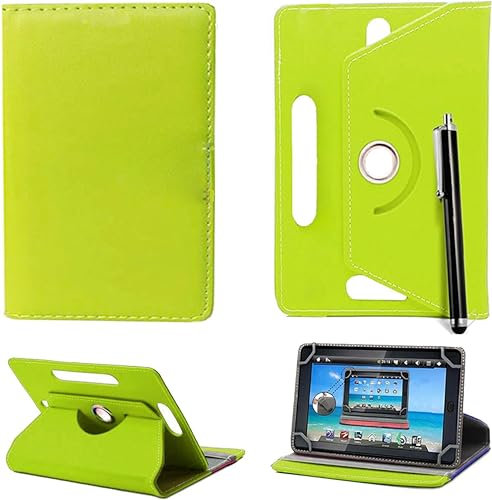7inch Tablet Case - Universal PU Leather Stand Folio Case Cover for All 6,6.8,7 Tablets, Fit for Kindle eReaders Fire Tablet- Kobo/Voyaga/Lenovo/Sony E-Book/iPad Mini 5 4 3 2 1 (Green)