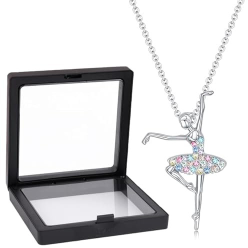 XBFOCNH Elfen-Halskette für Mädchen, Damen-Kristall-Anhänger, Halsketten, Geschenke, Schmuck, Geschenke für Mädchen, Tochter, Enkelin, Nichte, Geburtstag