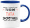quotedazur - Mug Parfois Tu Oublies Que Tu Es Une Tata Incroyable Alors Voici Un Rappel - Bleu/Céramique