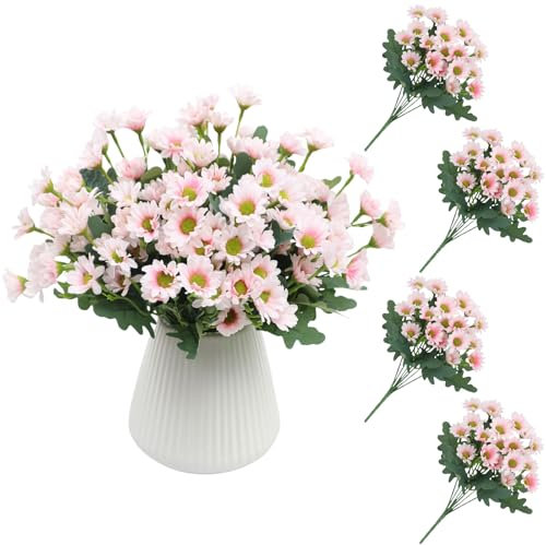 astylishome Artificial Flowers Outdoor Grave Long Stem Artificial Full Bloom Buds Faux Bouquets for Home Hotel Flower Arrangement Party Decor 3608