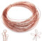 PWGHWG Alambre de Cobre T2 Alambre de Cobre Puro 1mmx20m Hilo de Cobre Se Utiliza para Alambres y Cables Trenzado de Metales Cultivo de Plantas y Producción Artesanal de Bricolaje