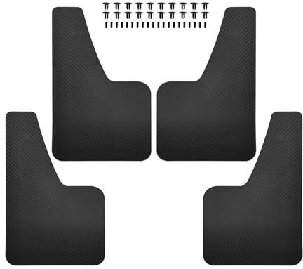 MBPBVRVAF Auto Spritzschutz Für Seat Leon ST C&upra R Ibiza Altea Arona Exeo Vorne Hinten Schmutzfänger Kotflügel Schmutzfänger Schlamm Klappen (Black)