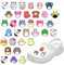 Generisch 33 Stück Squishmallow Schuh Charms Schuh-Deko für Kinder Clogs Stecker - Niedliche Tiermotive - Sicherer Halt PVC Shoe Charms für Kleinkinder