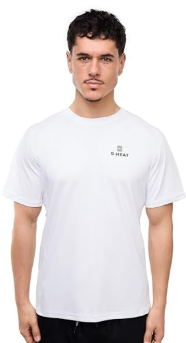 G-HEAT - T-Shirt Rafraîchissant à Manches Courtes | Protection Solaire UPF50+ | Respirant, Rafraîchissant | Idéal pour Sports d'Été