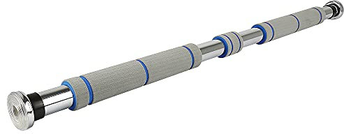 Pull Up | Appareil de musculation Barre de Tractions Porte, 150 kg | Barre de porte | Barre de gymnastique | Musculation | | Réglable individuellement (Convient pour : 80-115 cm (gris))