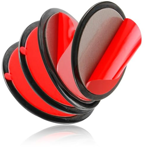 4 Pièces Adhésifs Haute Résistance pour Voiture, Unilatéral Face Auto Extrême 80mm Diamètre, Saugnapfhalterung, Support Téléphone Voiture Adhésif, Tampons De Ruban Face Extra Fort