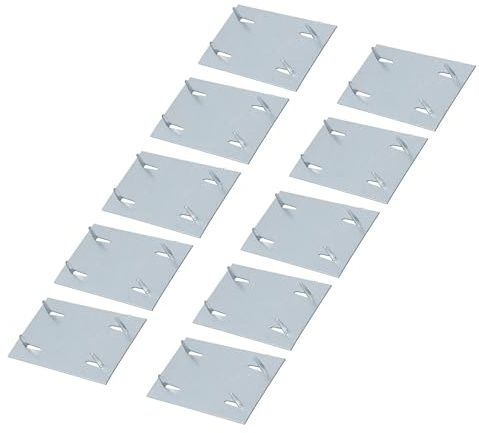 Safe Plate 54mm x 90mm Galvanised Plumbing Electrical Wiring Protector 10PK