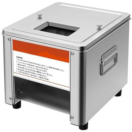 Elektrischer Fleischschneider, 850 W, Edelstahl, für den privaten und gewerblichen Gebrauch, ideal für Huhn, Fisch, Rindfleisch und Gemüse