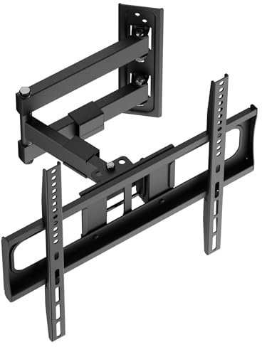Nanook Solid+ Soporte de Pared Giratorio e Inclinable para TV de 32-65'' | Giratorio 180° | Inclinable 15° | VESA 400x400 | Hasta 35 kg | Compatible con LED, OLED, QLED y Smart TV
