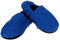 Idée cadeau détente: pantoufles chaussons chauffants micro ondes Warm Hug Feet (Bleu)