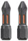 kwb 2 x Bits 25 mm PH 2 Torsion 122002 (TQ 60 Stahl, Torsionszone, ISO 1173 Antrieb C6.3)