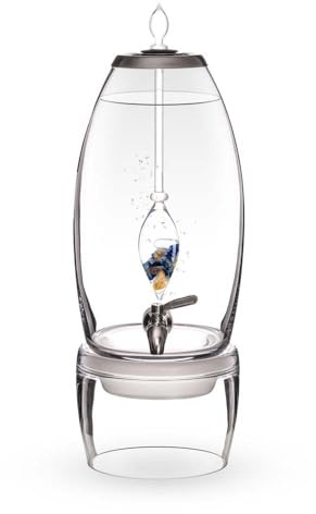 VitaJuwel Grande Inspiration | Wasserspender mit Lapislazuli & Rutilquarz für Fokus und Kreativität
