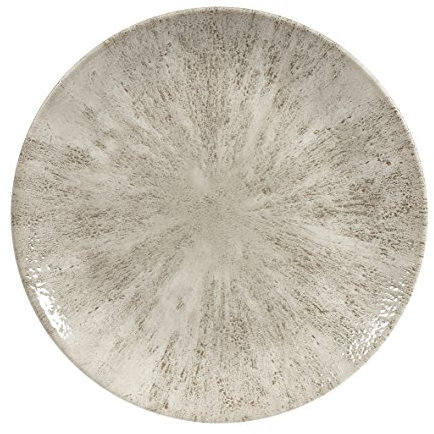 Churchill Studio Prints Stone Coupe Plates Agate Grey 288mm (Pack of 12) - [DW790]