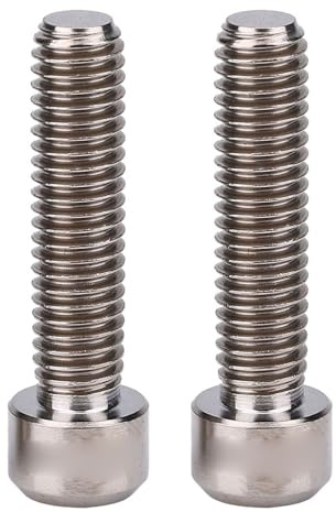 Bnineteenteam 2 stücke Titanium Legierung Fahrrad scheibenbremse Sattel Schrauben m6 x 25mm Schrauben Titanium Schrauben Bremssattel Schrauben MTB