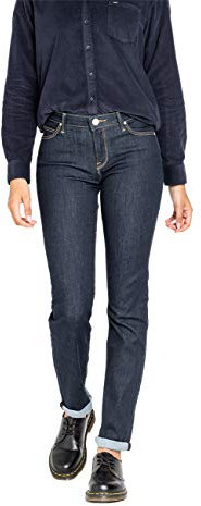 Lee Marion Straight Jeans Femme, Rinçage, 33W / 33L