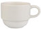 B'GHEST Set 6 Uds. Glubel Taza Apilable para Desayuno. Capacidad : 25 Cl. Fabricado en Porcelana Fine China.