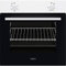 Zanussi ZOHNB0W1 Horno Multifunción, 5 funciones, Grill Integrado, Mandos Fijos, Blanco, Clase A, 56 Litros