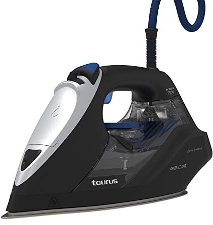 Taurus - Plancha de Vapor 2700W | Golpe de Vapor 160g/min | Vapor Continuo 40g/min | Modo ECO | Vapor Vertical | Suela Ultra Deslizante | Antical y Antigoteo | Depósito 350ml | Spray Eficaz