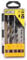 JCB Multi Purpose Drill Bits 4,5,6,8 mm Steel Carbide Tip for Masonry, Metal and Wood, 4-Pieces, 3 year warranty