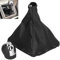 Dioche Auto Schaltknauf Gaitor Boot 5 Gang Schaltknauf mit Kofferraumabdeckung Fit für Vectra C/Vectra B/Corsa/Astra 2002-2005