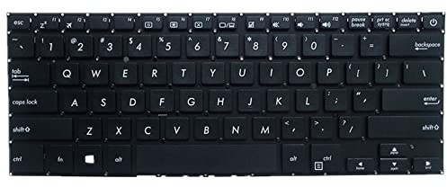 fqparts Replacement Laptop Tastatur für for ASUS for ZenBook 3 Deluxe UX490UA Schwarz Amerikanische Version