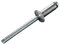 100 Stück Blindnieten Popnieten Alu/Stahl 3,2X20,0 mm Nieten Flachkopf Klemmbereich 15,0-17,0 mm DIN 7337