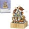 Windmill Music Box Building Blocks, 799 Pieces Street View Architecture Building Blocks Model, Music Box of Windmill House Construction Toy Set for Children Adults